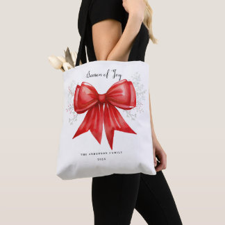 Tote Bag Charme d'arc de Noël
