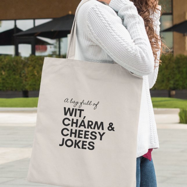 Tote Bag Charme Spirituel Humour Blagues Ringardes Drôle Ca (Shop now and add a touch of humor to your everyday adventures!)