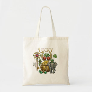 Tote Bag Charmes chanceux et symboles de bonne fortune St P