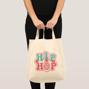 Tote Bag Chasse aux œufs de lapin mignon Hip Hop Joyeuses P