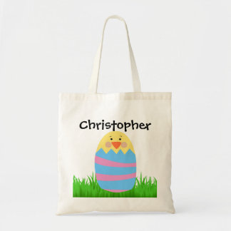 Tote Bag Chasse aux œufs de Pâques personnalisée pour enfan
