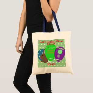 Tote Bag Chasse aux oeufs de Pâques Rabbit