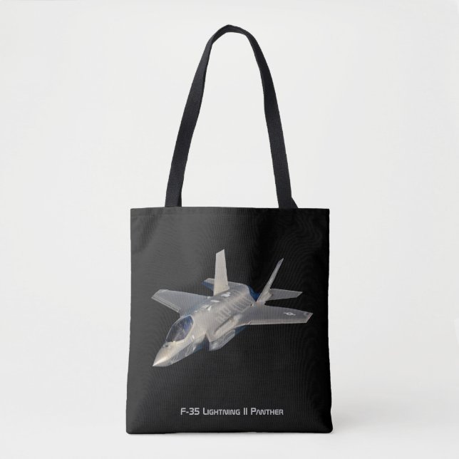 Tote Bag Chasseur à réaction F-35 Lightning II Panther (Devant)