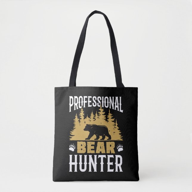 Tote Bag Chasseur professionnel d'ours (Devant)