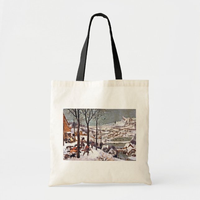 Tote Bag Chasseurs dans la neige, Pieter Bruegel l'Ancien (Devant)