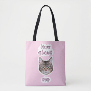 Tote Bag Chat agacé