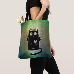 Tote Bag Chat Angel Totalement Innocent