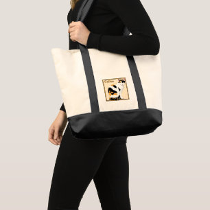 Tote Bag Chat Calico Personnalisé 