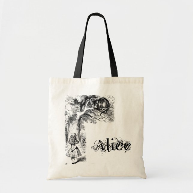 Tote Bag Chat de Cheshire (Devant)