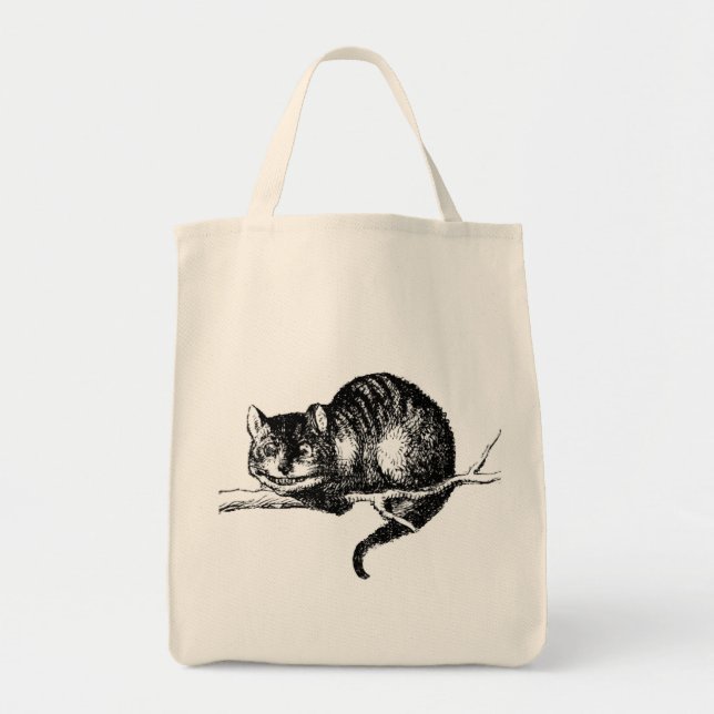 Tote Bag Chat de Cheshire (Devant)