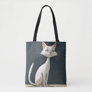Tote Bag Chat de dessin animé mignon