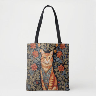 Tote Bag Chat de gingembre William Morris Inspiré Floral