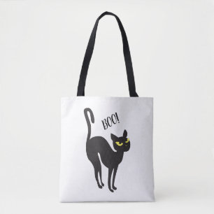 Tote Bag Chat de Halloween. HUEZ ! - Tendance de "festin ou