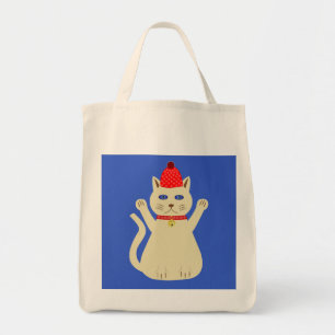 Tote Bag Chat de Noël mignon