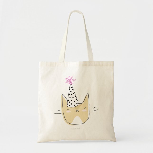 Tote Bag Chat de partie (Devant)