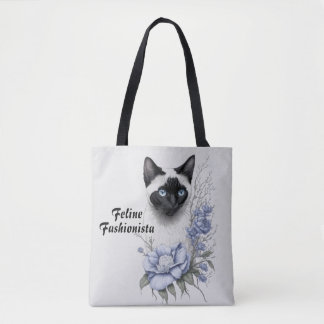Tote Bag Chat de Siamese