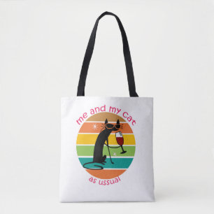 Tote Bag Chat drôle