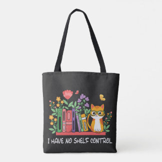 Tote Bag Chat drôle et Lover du livre
