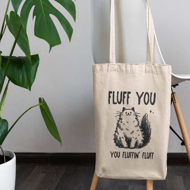 Tote Bag Chat drôle et sarcastique (Funny Sarcastic Cat Tote Bag)