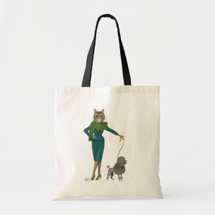 Tote Bag Chat et caniche