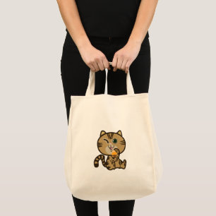 Tote Bag chat et glace
