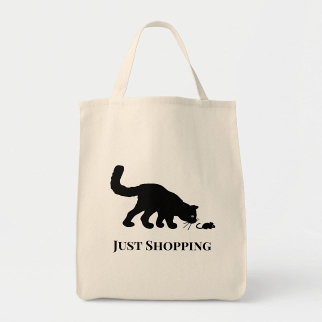 Tote Bag Chat et souris (Devant)