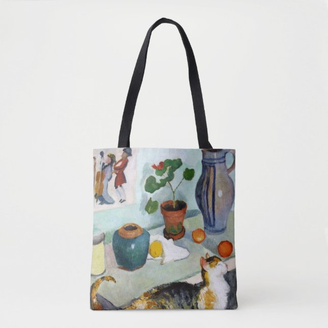 Tote Bag Chat et vie morte, August Macke (Devant)