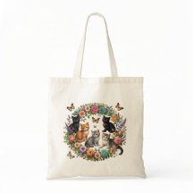 Chat floral adorable