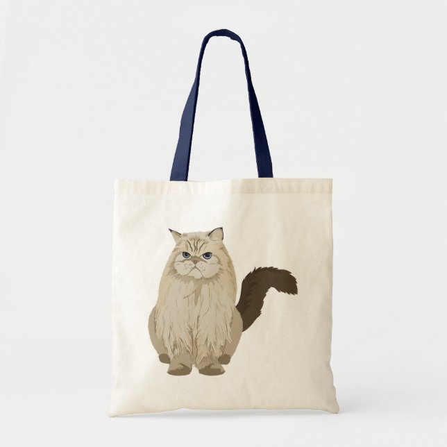 Tote Bag Chat Fluffé (Devant)