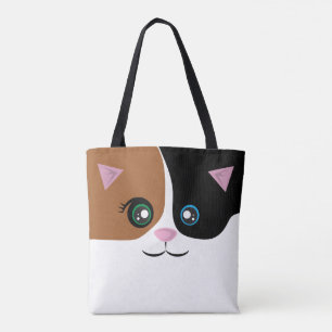Tote Bag Chat Fourre-tout - calicot