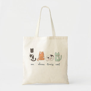 Tote Bag Chat français mignon drôle