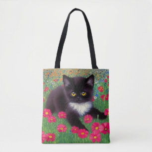 Tote Bag Chat Gustav Klimt Tuxedo