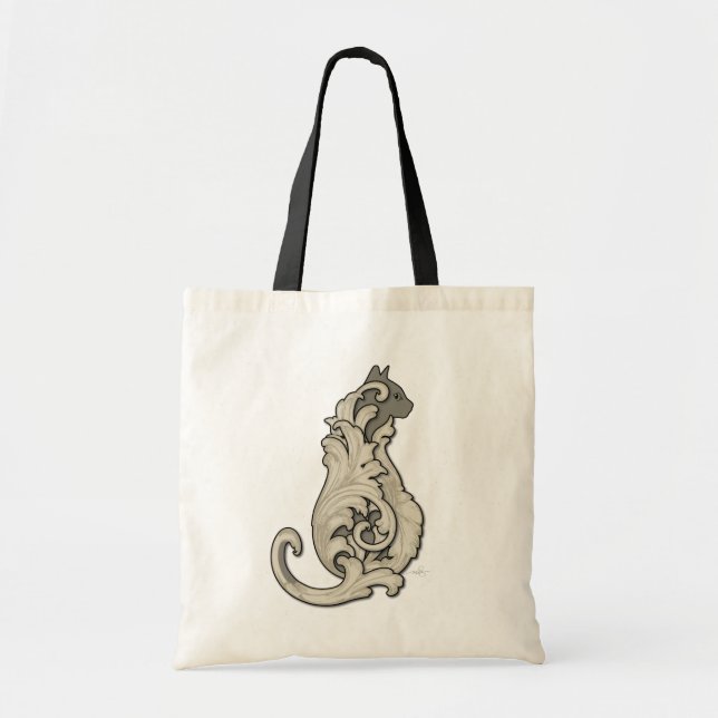Tote Bag Chat Illustre (Devant)