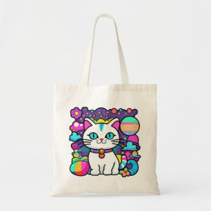 Tote Bag Chat Kitty Cosmique