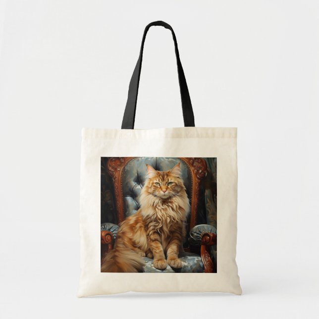 Tote Bag chat Maine Coon (Devant)