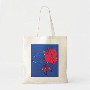 Tote Bag Chat Mermaid