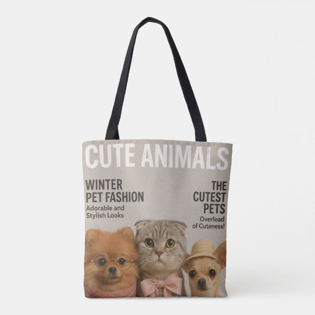 Tote Bag chat mignon (Dos)
