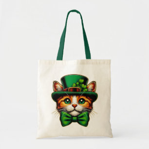 Tote Bag Chat mignon/chaton Saint Patrick's Day