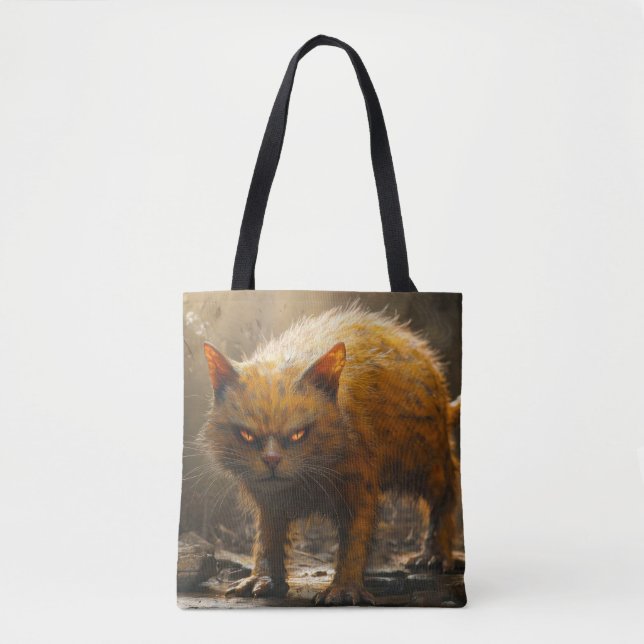 Tote Bag Chat monstre  (Devant)