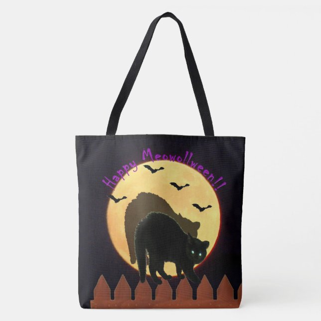 Tote Bag Chat noir (Devant)