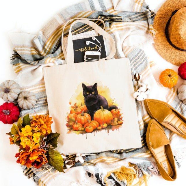 Tote Bag Chat noir (Créateur téléchargé)