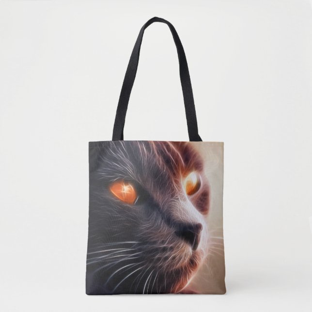 Tote Bag Chat noir Artsy (Devant)