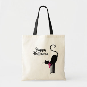 Tote Bag Chat noir d'Halloween