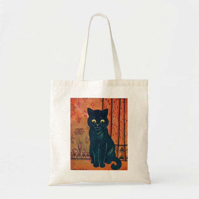 Tote Bag Chat noir, Louis Wain (Devant)