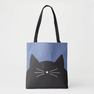 Tote Bag Chat noir, Whiskers et Queue