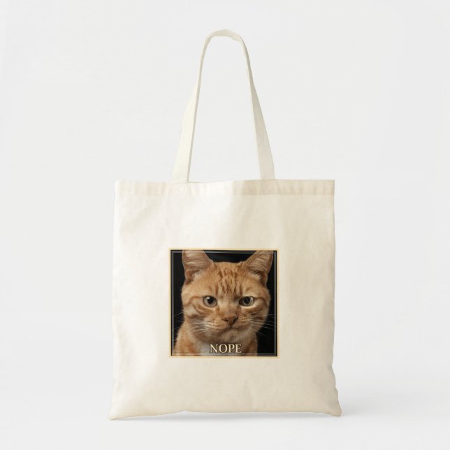 Tote Bag Chat Non (Devant)