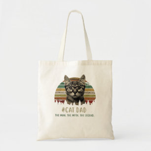 Tote Bag Chat PapaLunettes 484 pattes Chat noir