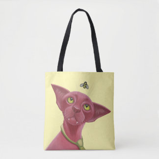 Tote Bag Chat rose