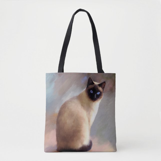Tote Bag Chat Siamais 613 (Devant)