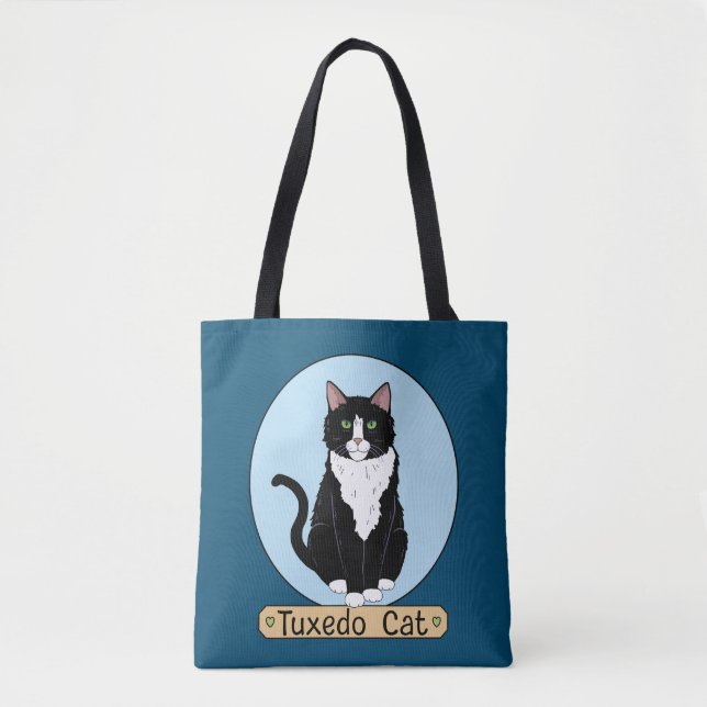 Tote Bag Chat Smoking (Devant)